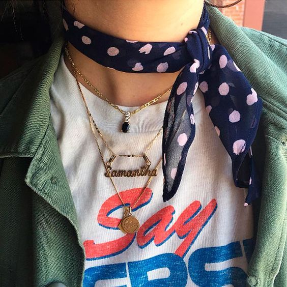 Neck scarf | 12 Super Stylish Ways to  Wear a Scarf | Her Beauty