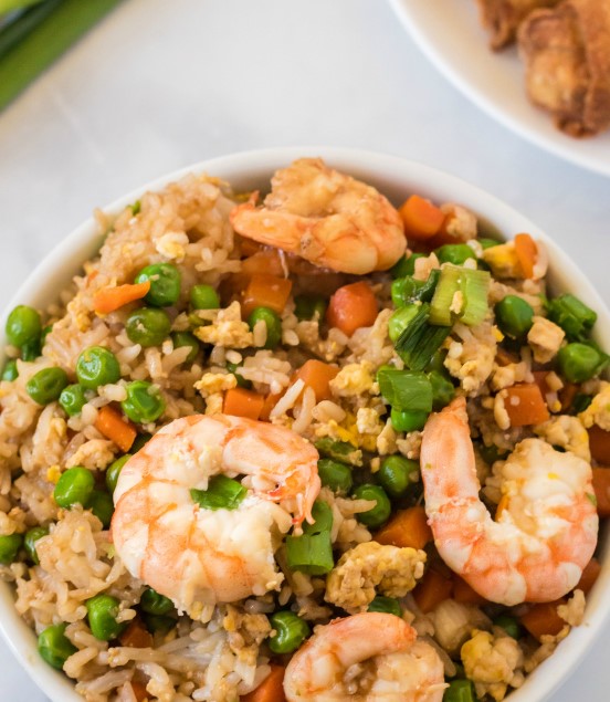 Easy Shrimp Fried Rice | 12 Easy But Delicious Shrimp Recipes | Her Beauty
