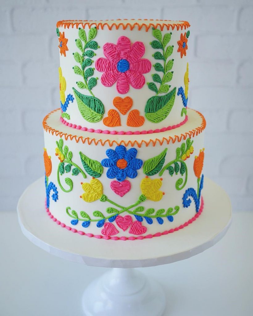 Embroidery Cakes by Leslie Vigil Will Bring You joy #2 | HerBeauty