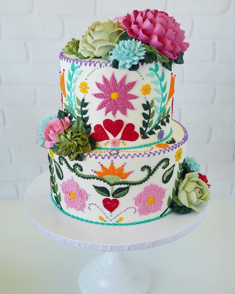 Embroidery Cakes by Leslie Vigil Will Bring You joy #3 | HerBeauty