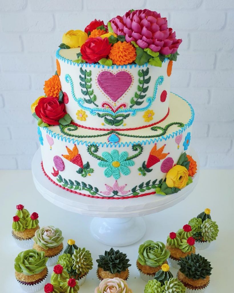 Embroidery Cakes by Leslie Vigil Will Bring You joy #4 | HerBeauty