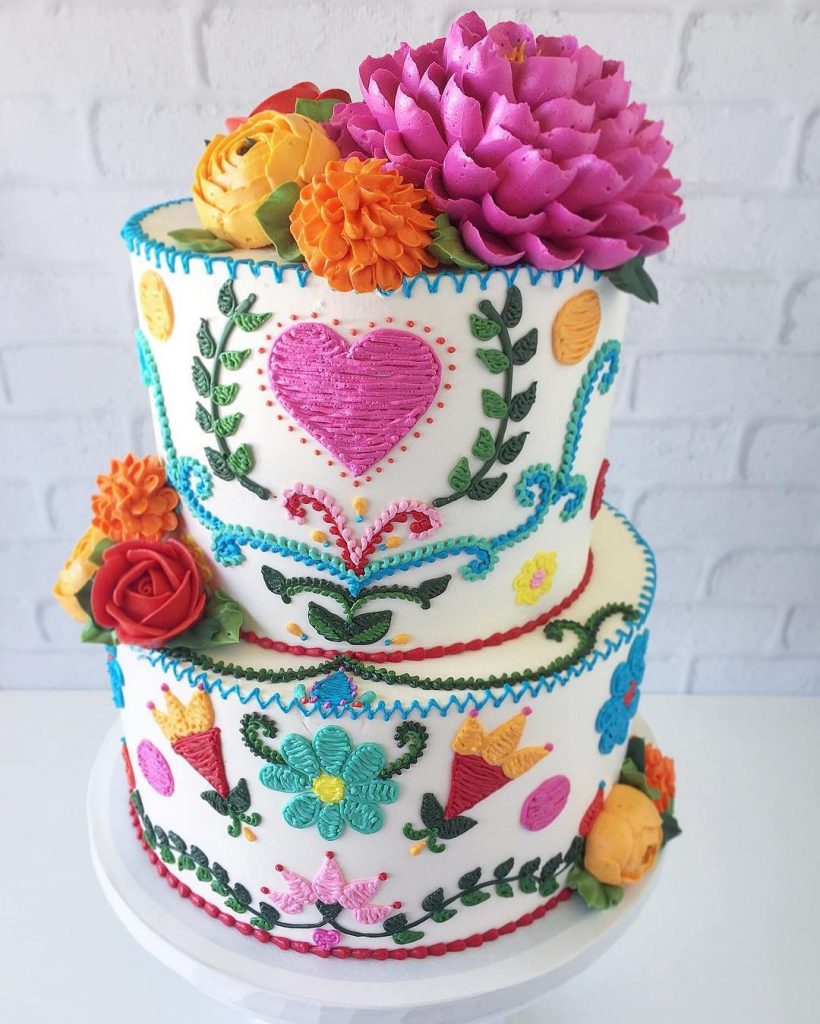 Embroidery Cakes by Leslie Vigil Will Bring You joy #5 | HerBeauty