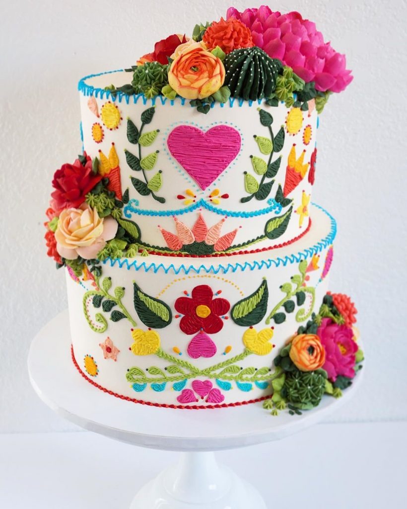 Embroidery Cakes by Leslie Vigil Will Bring You joy #8 | HerBeauty
