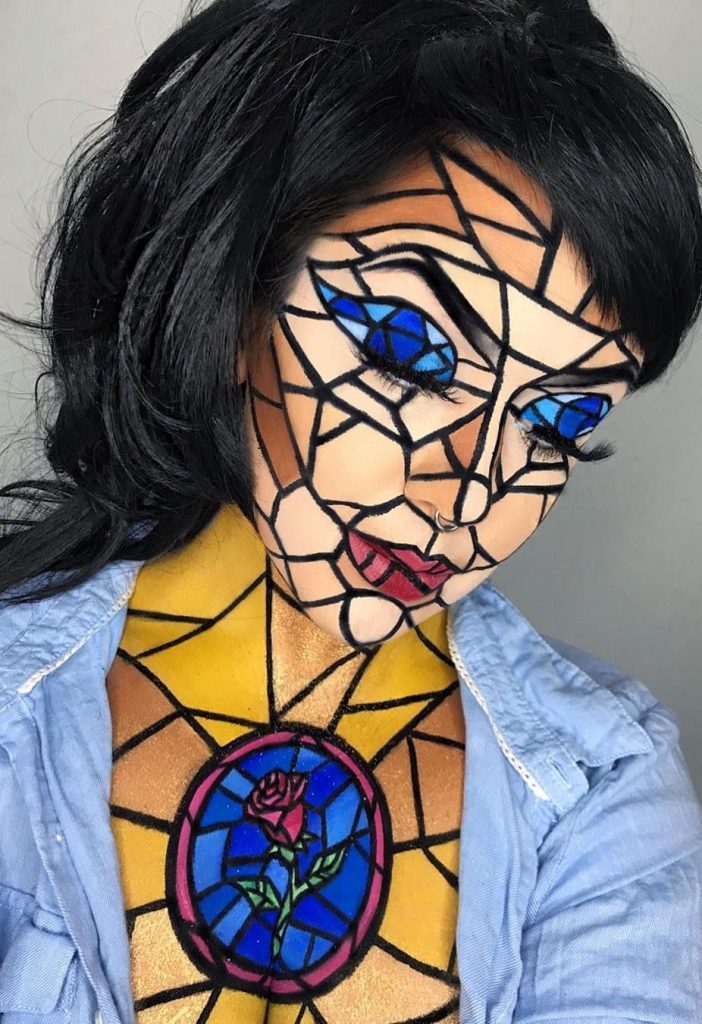 Human Mosaiv #1 | 11 Creepy and Cool Halloween Makeup Ideas to Try This Year | HerBeauty