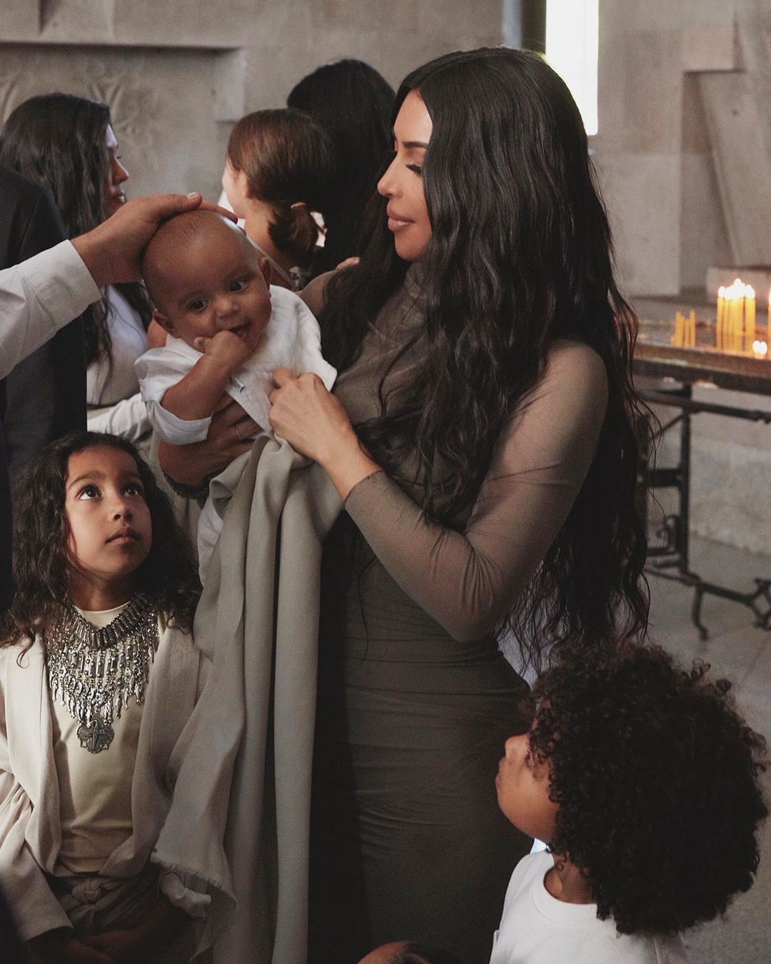 Kim Kardashian And Her Kids Baptized In Armenian Church #2 | Her Beauty